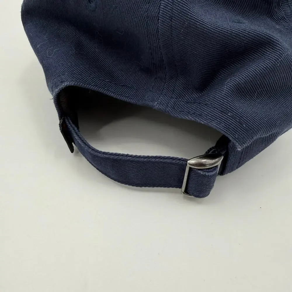 Sitka Hat Cap Gear Badge Icon Lo Pro Profile Fit Strapback Navy Blue 100% Cotton